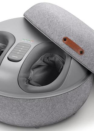 Масажер для ніг beurer 3 програми / шиацу / підігрів сірий (fm_120)