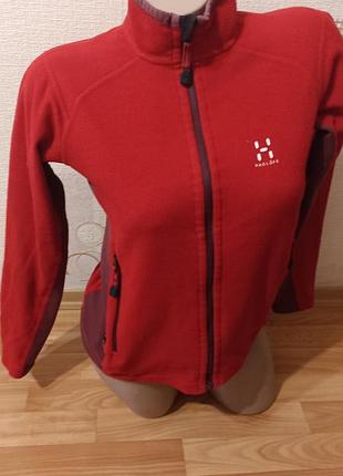 Флисовая кофта haglofs polartec, р. xs, флис, флиска