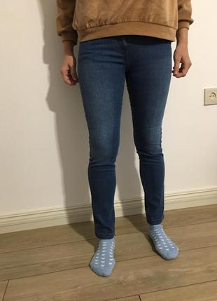 Стильные скинни джинсы с высокой посадкой новые с биркой10 фото