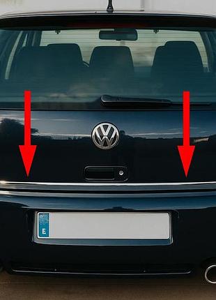 Кромка багажника (нерж) для volkswagen golf 4 1997-2006 рр