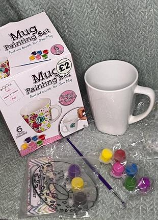 Новий набір для творчості «mug painting set» (розпиши кружку)