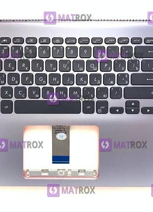 Передняя панель для asus vivobook s15 s530 серебристо-серый