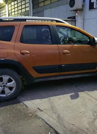 Молдинги на двери (4 шт, abs) eurocap - турция для renault duster 2018-2024 гг