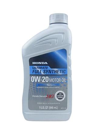 Моторное масло honda hg ultimate 0w-20, 0,946 л honda 087989037