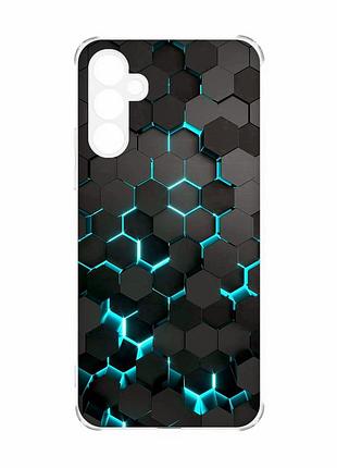 Чохол із потовщеними кутами на samsung galaxy a54 5g/a546 :: соти 3d (принт 357)