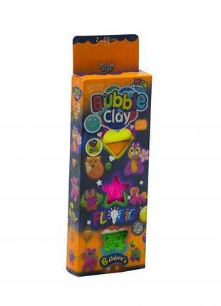 Набор для креативного творчества "bubble clay fluoric" (укр)