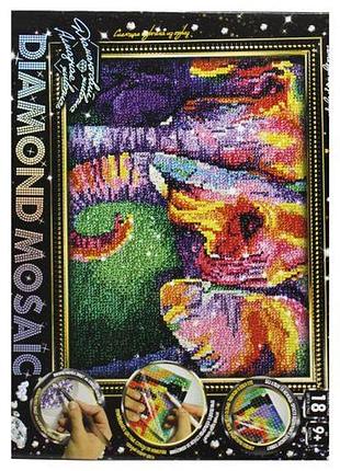Алмазная мозаика "diamond mosaic. слони"