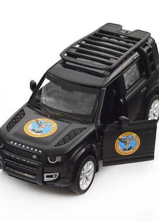 Машинка металлическая из серии "шевроны героев" - land rover defender 110 - "гур мо"