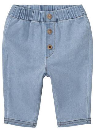 Джинсы стрейтчевые для мальчика lupilu lycra® 430989 086-92 см (12-24 months) голубой