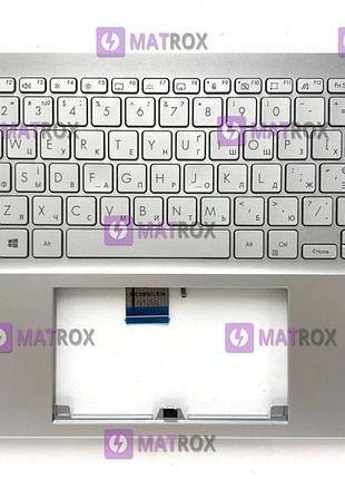 Передняя панель для asus vivobook pro 14x m3400qa, m3401qc, k3400, k6400 серебристый
