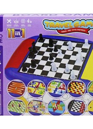 Игровой набор 11 в 1 "travel games"