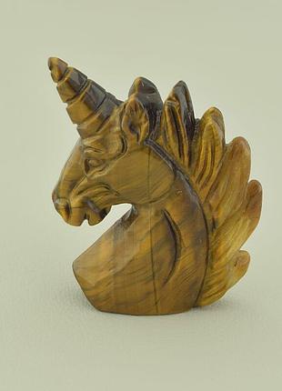 Единорог тигровый глаз 50х35