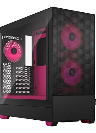 Корпус для пк атх fractal design pop air rgb magenta core tg без блока питания