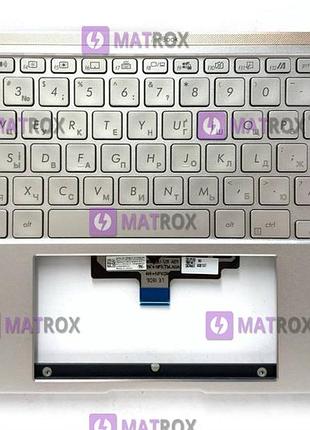 Передняя панель для asus zenbook 14 ux434flc, ux434f, ux434fl, ux434fl, ux434fn, ux434fa, ux434da серебристый