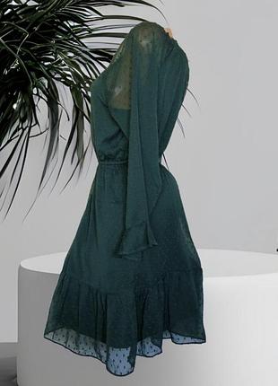 Нова темно-зелена сукня h&m 3