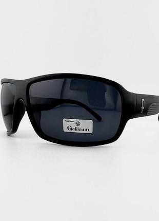 Солнцезащитные очки мужские galileum gp0307 col.1 поляризационные, черные