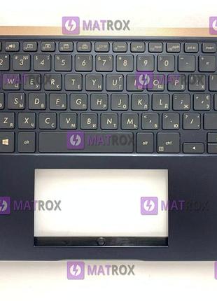Передня панель до asus zenbook 14 ux450, ux450fd, ux450fdx тено-синій