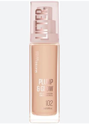 Тональний maybelline plump&glow
