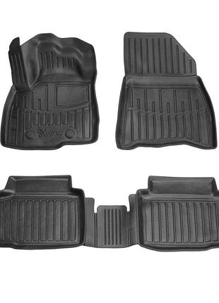 Коврики в салон renault duster 4wd/ dacia duster 4wd 2024- с бортиком, полиуретан, 4 шт. stingray 5018454