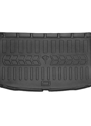 Коврик в багажник seat leon 5f hb 2012-2020 верхняя полка, регулируемый пол, с бортом, полиуретан stingray 6048131