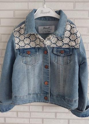 Пиджак джинсовый детский, denim co,размер 116