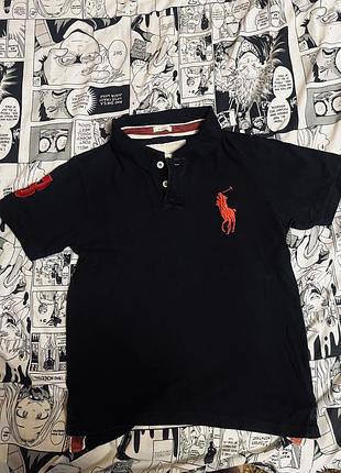 Чоловіча футболка-поло polo by ralph lauren (muscle fit / м) оригінал