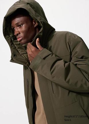 Пуховик парка uniqlo