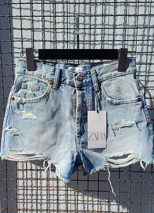 Джинсові шорти zara