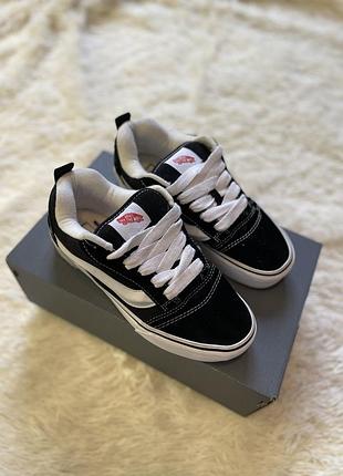 Кеди vans knu skool 36-45 у чорно-білому кольорі