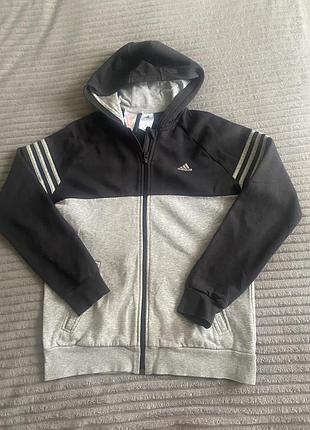 Олімпійка кофта на змійці adidas на 13-14 років 160 зріст.