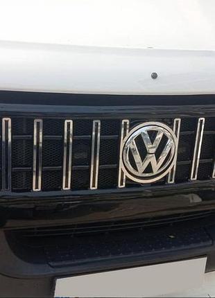Передняя решетка panamericana gt chrome eco для volkswagen crafter 2006-2016 гг