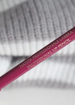 Вологостійкий фахово ви. олівець для губ collistar professional lip pencil 9 ciclamino