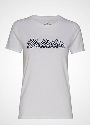Біла футболка hollister
