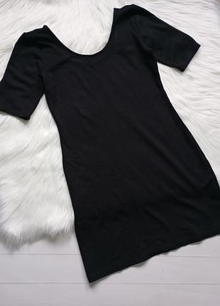 Короткое черное платье h&amp;m размер м