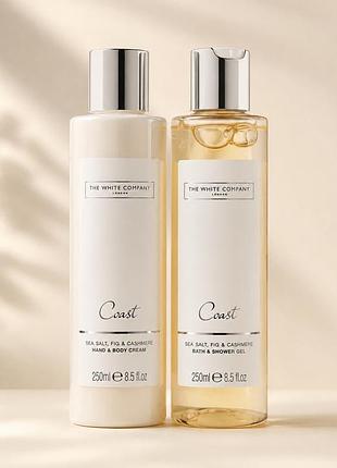 Подарунковий набір the white company coast sea salt, fig & cashmere оригінал