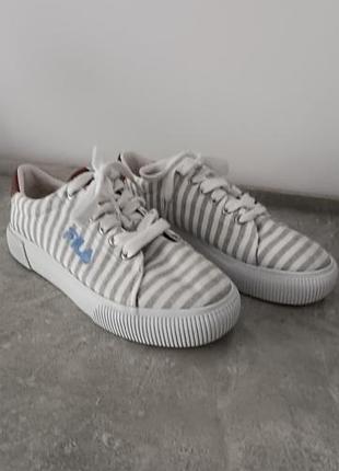 Текстильные женские кеды fila