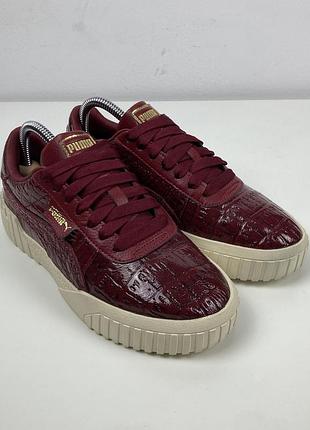 Puma cali 'pomegranate croc' speed cat riana жіночі кросівки розмір 38