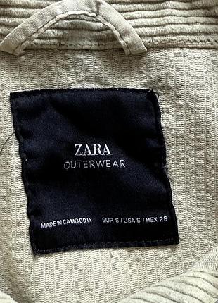 Вельветовая рубашка zara-s-m 5