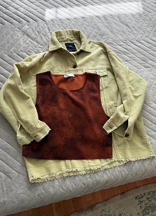 Вельветовая рубашка zara-s-m 6
