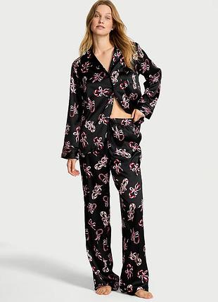 Женская сатиновая пижама victoria's secret