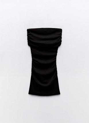 Сукня жіноча zara чорна сукня на плечі с