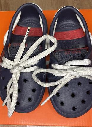 Kids’ beach line lace boat shoe