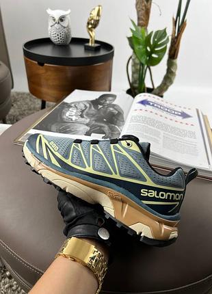Мужские кроссовки salomon lab xt-6 new turquoise yellow