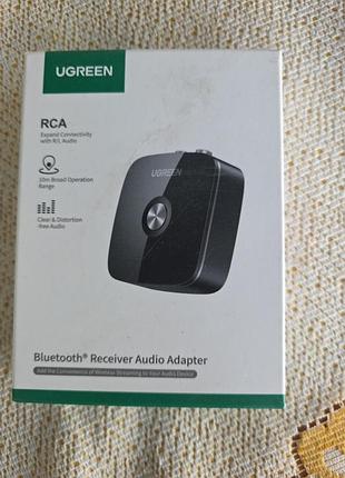 Bluetooth-адаптер ugreen см123 bluetooth 5.1 приемник 3.5 mm aux и 2rca с поддержкой aptx hd (40759)