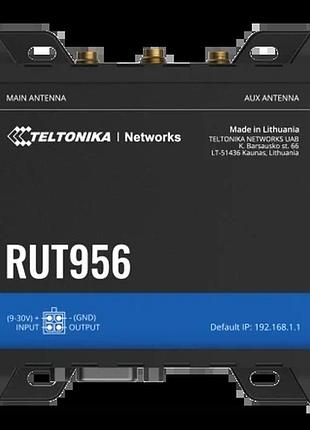 Промисловий стільниковий маршрутизатор teltonika rut956 4g lte + wi-fi + rs-232/rs-485