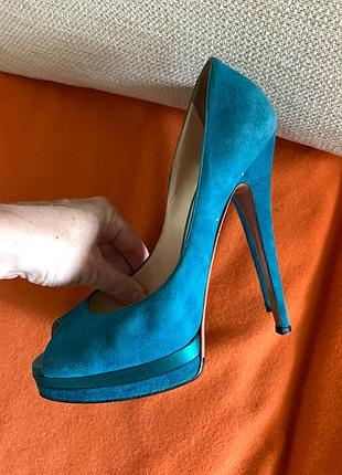 Туфли casadei с открытым носком