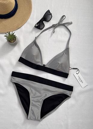 Красивай купальник з шимером calvin klein оригінал розпродаж