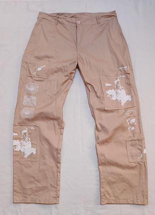 Стильні широкі штани man як corteiz nike acg carhartt wip stussy dickies levis 501 wrangler lee vintage adidas g-star raw fjallraven g-1000
