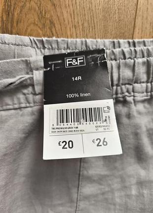 Льняные брюки f&amp;f 6