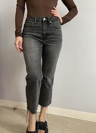 Прямі джинси topshop вкорочені  25